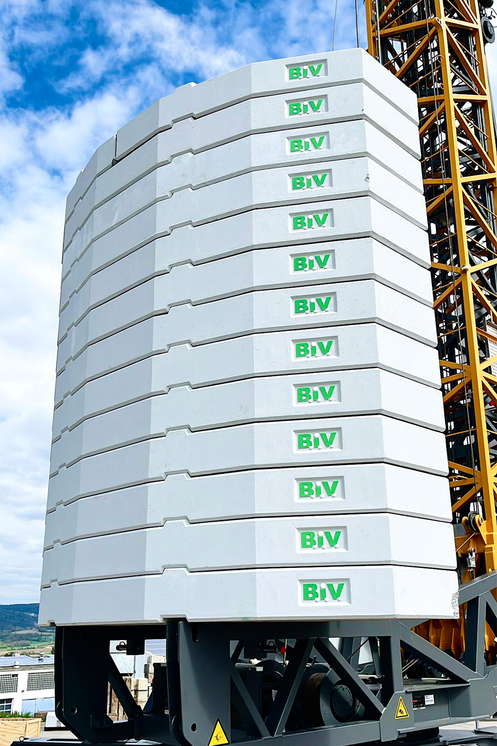Concrete ballasts for construction cranes and special constructions ...