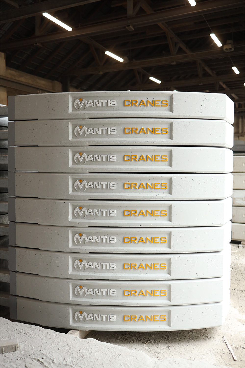 Concrete ballasts for construction cranes and special constructions ...